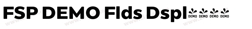 FSP DEMO Flds Dspl字体转换 FSP DEMO Flds Dspl字体转换